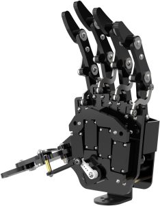 Robot Hand Five Fingers Solely Movement Bionic Robot Mechanical Arm DIY, Left Hand
