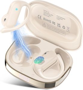 Ai Translation Earbuds Real Time,3-in-1 Buletooth 5.4 Translator Earbuds with 164 Languages/6 Translation Modes/No Subscription Required, 32H Translatior Headphones, Beige