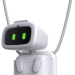 Aibi Pocket Pet - Wearable Robot | ChatGPT Powered AI Companion with Voice Commands, Emotional Interaction, Singing & Dancing | Magnetically Attaches to Anywhere | Ultra Portable