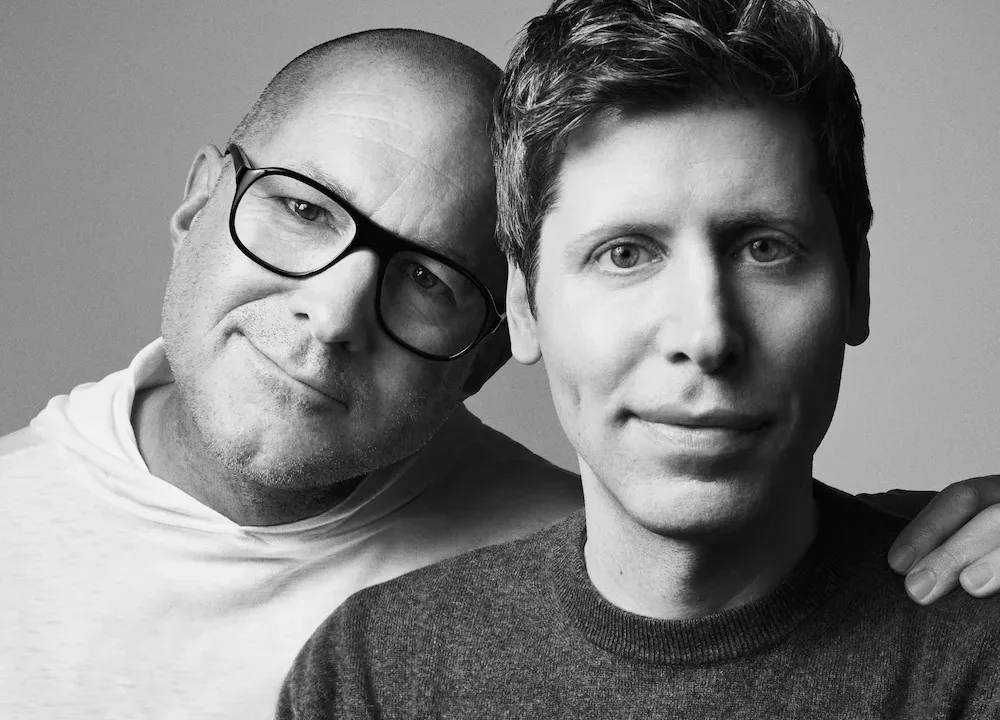 Sam Altman and Jony Ive