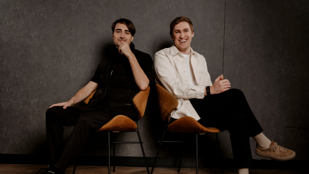 ElevenLabs co-founders Piotr Dabkowski and Mati Staniszewski.