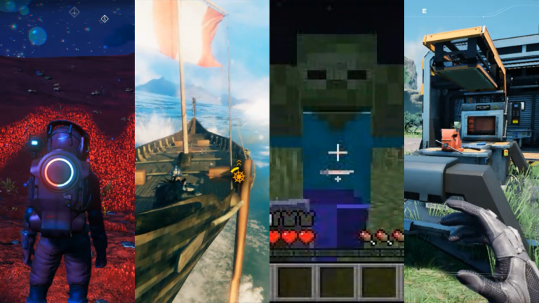 SIMA 2 playing different games