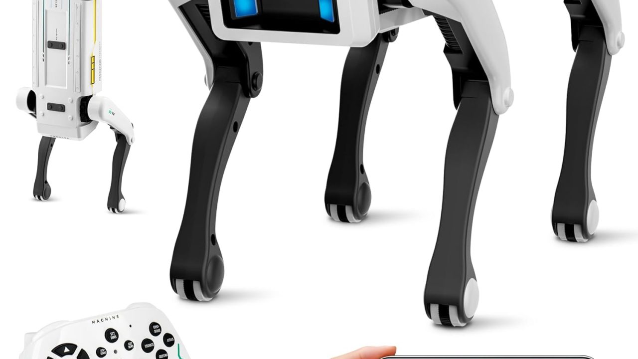 Smart Robot Dog - Interactive STEM Pet with Voice Control, 30+ Actions & APP Programming, Durable Design for Kids Age 6+ (Compatible with iOS/Android)