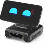 LOOI Robot-Space Black – AI Desktop Companion with ChatGPT Voice Interaction, Memory, Personality, Gesture & Face Recognition, Emotional Support, and 10W Wireless Charging