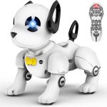 Remote Control Robot Dog Toy, RC Dog Programmable Smart Interactive Robotic Pets, RC Stunt Robot Toys Deg Imitates Animals Music Dancing Handstand Push-up Follow Functions for Boys Girls Toy