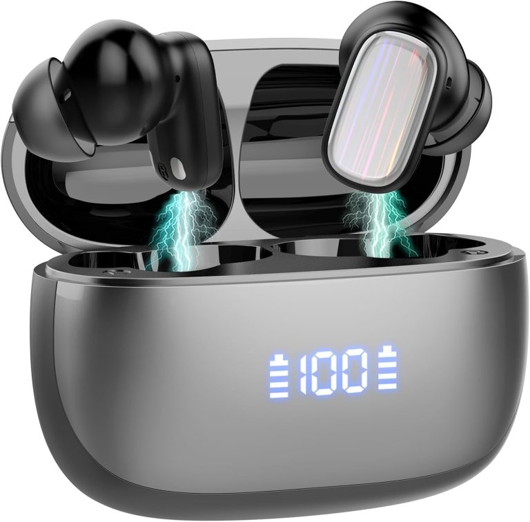 Translator Earbuds, 6 Translation Modes Translator Earbuds 3-in-1 Translation Headphones, Light Black