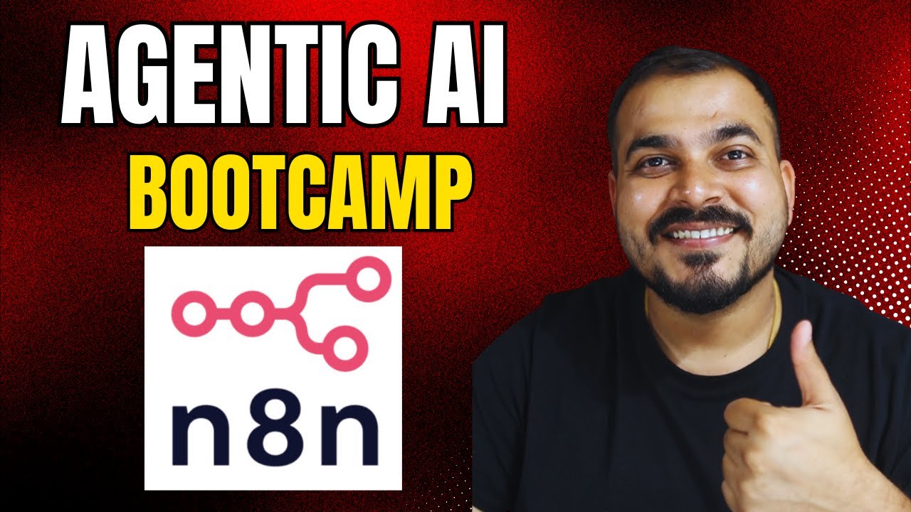 Agentic AI Bootcamp With No Code Tools n8n Udemy Course Announcement