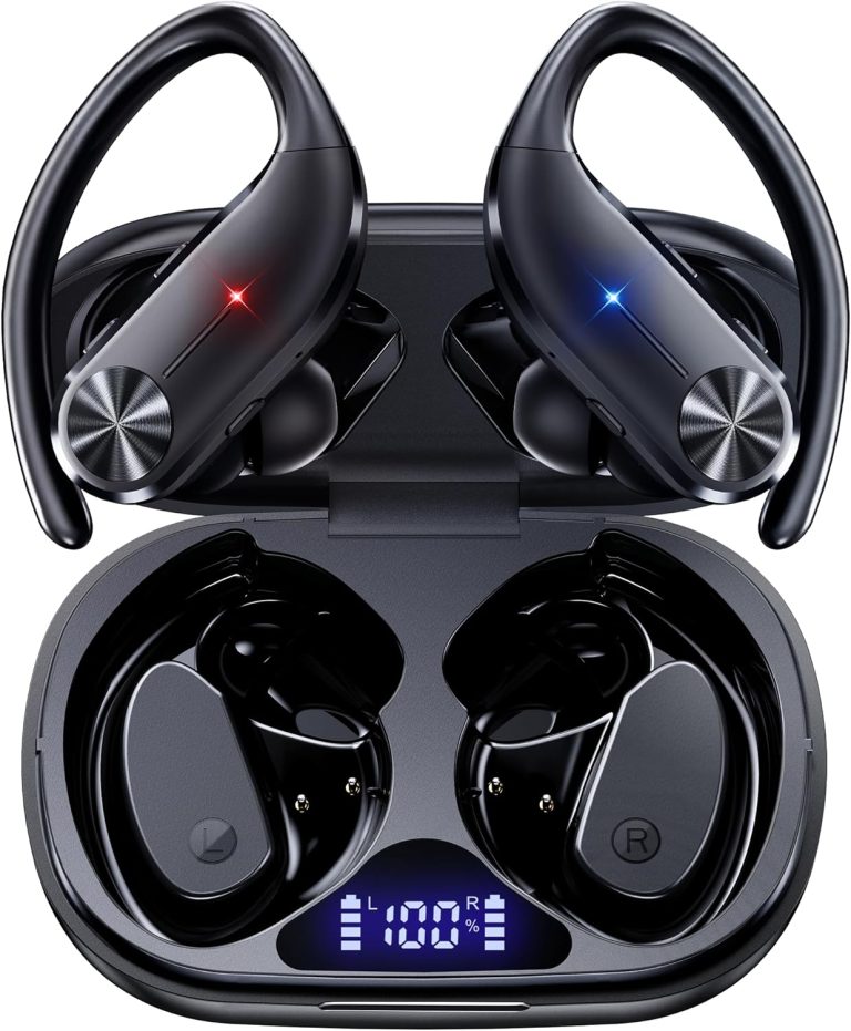 AI Translation Earbuds Real-Time : 166 Languages, 8 Offline Translation Packs, Noise Canceling, 60 Hours Battery - Seamless Translator Headphones for Travel Business Learning, iOS & Android Support