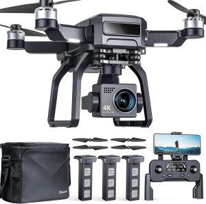 Bwine F7GB2 Pro Drones with Camera for Adults 4K UHD Aerial, 3-Axis Gimbal, 10000FT Control, 75 Mins Flight Time with 3 Batteries, GPS Follow, Waypoint, Orbit Fly, Auto Return, Beginner Mode