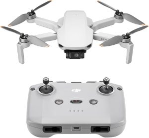 DJI Mini 4K, Drone with 4K UHD Camera for Adults, Under 249 g, 3-Axis Gimbal Stabilization, 10km Video Transmission, Auto Return, Wind Resistance, 1 Battery for 31-Min Max Flight Time, Intelligent