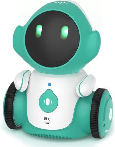 GILOBABY Robot Toys, Rechargeable Smart Talking Robots for Kids, Intelligent Robot with Voice Controlled Touch Sensor, Singing, Dancing, Recording, Repeat, Birthday Gifts for Boys Ages 6+ Years
