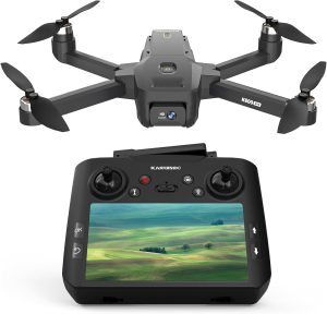 GPS Drone with EIS 4K Camera 4.5" LCD Screen on Controller, FPV Drones Al Track&Orbit Mode with Professional with Auto Return Follow Me for Adult Beginner, GPS Brushless Drone Long Range Circle Fly,Under 249g