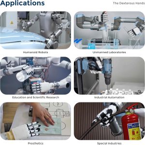 INSIPRE Robots Humanoid Robot Hand with 3KG Strong Grip, Intelligent Force and Position Control,Integrated Linkage-Driven Anthropomorphic-ROS Supported-RH56DFQ-2R(Right Hand)