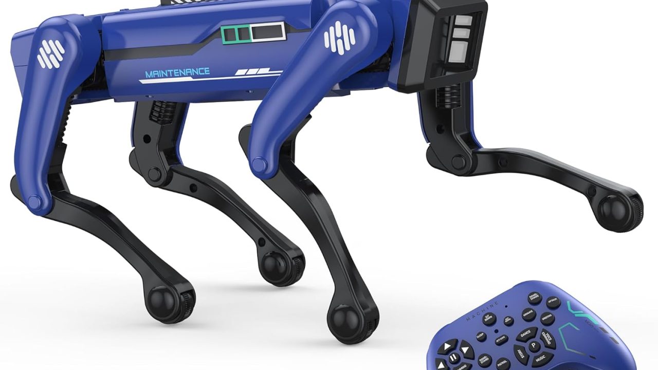 Smart Robot Dog - Interactive STEM Toys with Voice & Remote Control, 30+ Lifelike Actions, Programmable Play, 25m Range, Durable & Safe - Best Gift for Kids 6-12