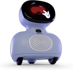 MIKO Mini: AI Robot for Kids with 30-Day Free Max | Voice-Interactive Play & STEAM Activities | Games, Stories & Dance | Child-Safe, Compact Gift for Boys & Girls Ages 5–10 | Purple