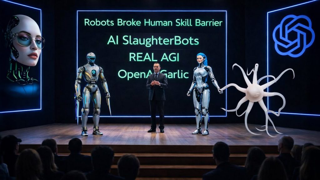 AI SHOCKS The World This Month: Real AGI, Human-Level AI Robot, SlaughterBots, OpenAI Garlic...