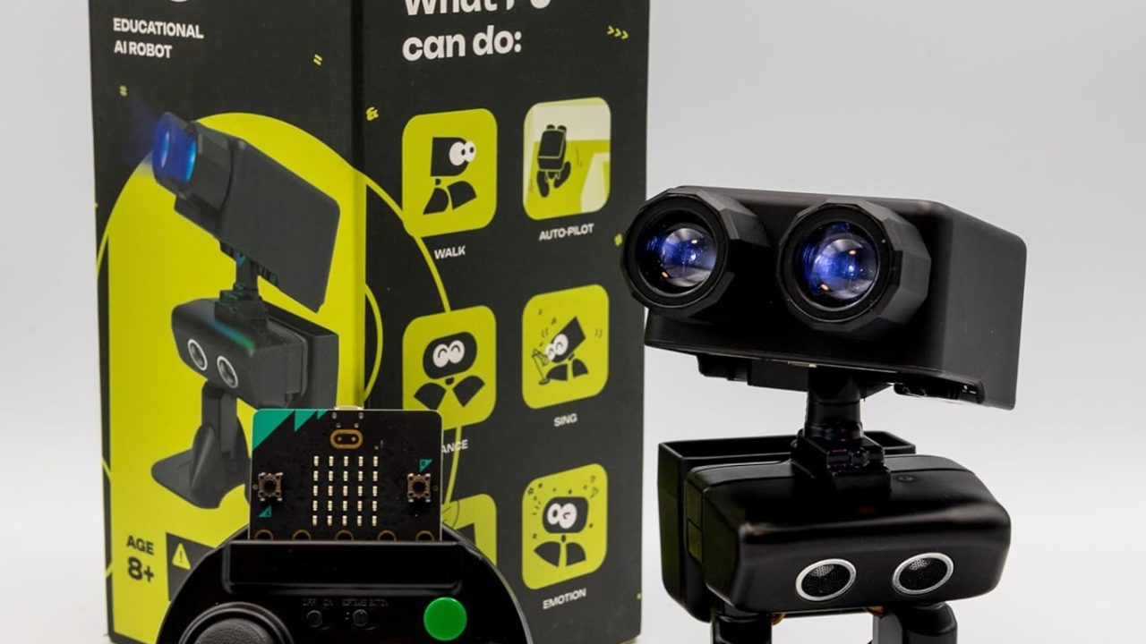 Robot PU – Adorable AI Humanoid | STEM Toy Supports Micro:bit | Programmable, Interactive & Upgradable | Walks, Dances, Talks & Sings | Self-Balancing | Remote & Autopilot | 30+ Free Online Classes