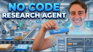 No Code! Built my OWN AI Research Agent & Supercharged it.