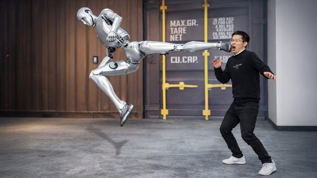 Unitree New Robot Goes Superhuman on Camera (Snaps Into Attack State)