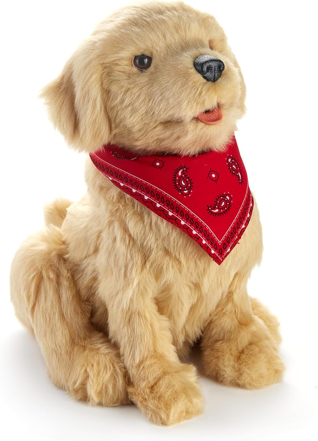 JOY FOR ALL Ageless Innovation Companion Pet for Seniors - Lifelike Animatronic Dog - Realistic Soft-Touch Coat & Heartbeat - Therapy Stuffed Animal - Toy for Alzheimer's & Dementia - Golden Pup