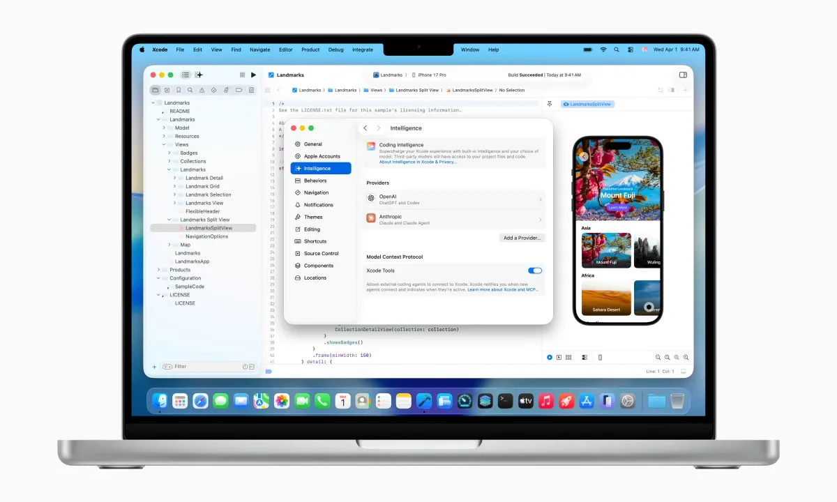 Agentic coding comes to Apple's Xcode with agents from Anthropic and OpenAI