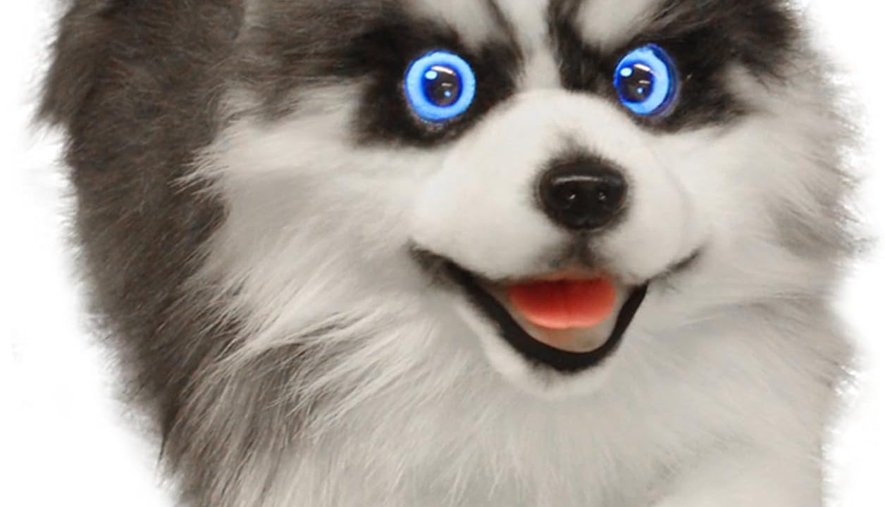 metaDog Husky | Lifelike Robot Puppy - Therapeutic & Emotional Support Companion Pet Dog with Voice Command, Heartbeat Animation & Realistic Interaction, Ideal for Seniors & All Ages, USB-C Charging