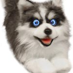 metaDog Husky | Lifelike Robot Puppy - Therapeutic & Emotional Support Companion Pet Dog with Voice Command, Heartbeat Animation & Realistic Interaction, Ideal for Seniors & All Ages, USB-C Charging