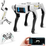 Mostop Smart Robot Dog, Interactive AI Smart Dog Toy for Kids 5-7 - RC Robot Puppy with Voice/App/Remote Control, Support Action Programming, 30+ Actions, Ideal STEM Gift for Adults/Kids