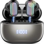 AI Language Translator Earbuds Real Time, 164 Language/6 Translation Modes Translator Earbuds 3-in-1 Translation Headphones, Bluetooth 5.4 Translation Device for Travel Business Learning, Black