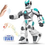 VATOS Remote Control Robot for Kids Extra Large, 15.4" Programmable RC Robot Toy with Sing Dance, Gesture Sensing & Voice Control Rechargeable Smart Toy for Boys Girls Toddler 3 4 5 6 8+