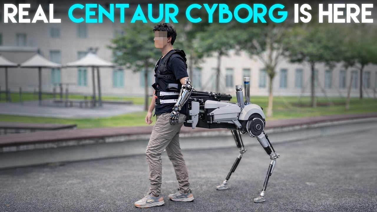 China’s New CENTAUR AI ROBOT Gives Humans Super Strength