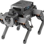 HIWONDER ROSPug Quadruped Bionic Robot Dog with AI Vision Powered by Jetson Nano ROS Open Source Python Programming SLAM Mapping and Navigation for Adults
