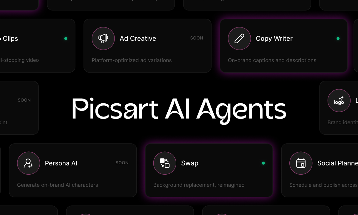 Picsart now allows creators to 'hire' AI assistants through agent marketplace
