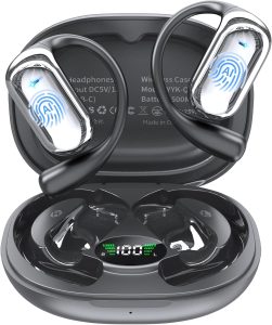 AI Translation Earbuds Real Time,188 Language Translator Earbuds,Bluetooth 6.1 Audifonos Traductores Inglés Español,No Subscription Translatior Headphones,OWS Open Ear 4-in-1 Translating Headphones