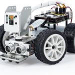 SunFounder Picar-X AI Video Robot Car Kit for Raspberry Pi 5/4/3B+/Zero 2w, LLMs ChatGPT-4o/Gemini/Grok, Voice&Video Recognition, Python, Scratch, Camera, Batterry (RPI NOT Included)