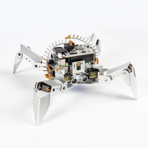 SunFounder PiCrawler AI Robot Kit for Raspberry Pi 5/4/3B+/3B/Zero 2W, ChatGPT-4o Enabled with Voice Command & Video Recognition, App Control, FPV, Camera, Python&Scratch (RPi NOT Included)