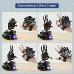 Robot Hand Glove Control Gesture Sensing for Arduino Robot Open Source Wireless Somatosensory Mechanical Robot Arm Glove for Robot Secondary Development