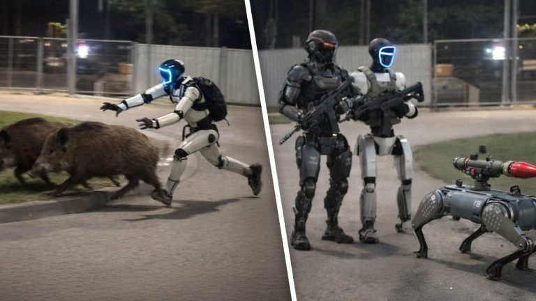 China Just Built an Autonomous AI Robot Army: Killer Robots With Guns and Rockets