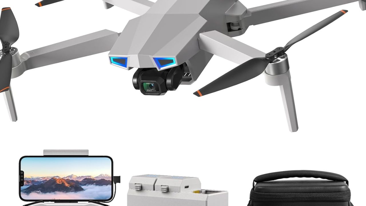 Holy Stone HS790 GPS 6K Camera Drone with 3 Axis Gimbal, FPV RC Quadcopter Drones with Camera for Adults 4K/30FPS Video, 9KM/30000ft Transmission, Follow Me, AI Night Shot, AI QuickShots, 60Min Flight