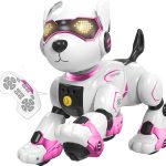 Robot Dog Toys for Kids, Remote Control Dog Robot, Voice & Touch Control, Programmable Interactive Robotic Puppy Toy, Sing, Dance, Rechargeable Robo Pet for Boys Girls Ideas