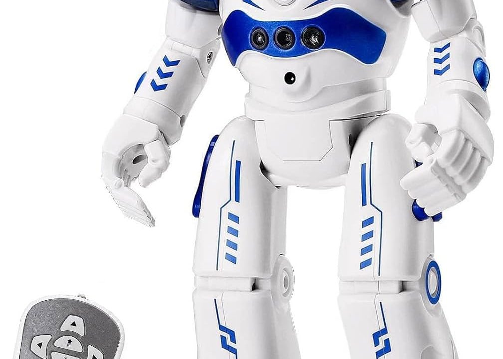 KingsDragon RC Robot Toys for Kids, Gesture & Sensing Programmable Remote Control Smart Robot for Age 3 4 5 6 7 8 Year Old Boys Girls Birthday Gift Present