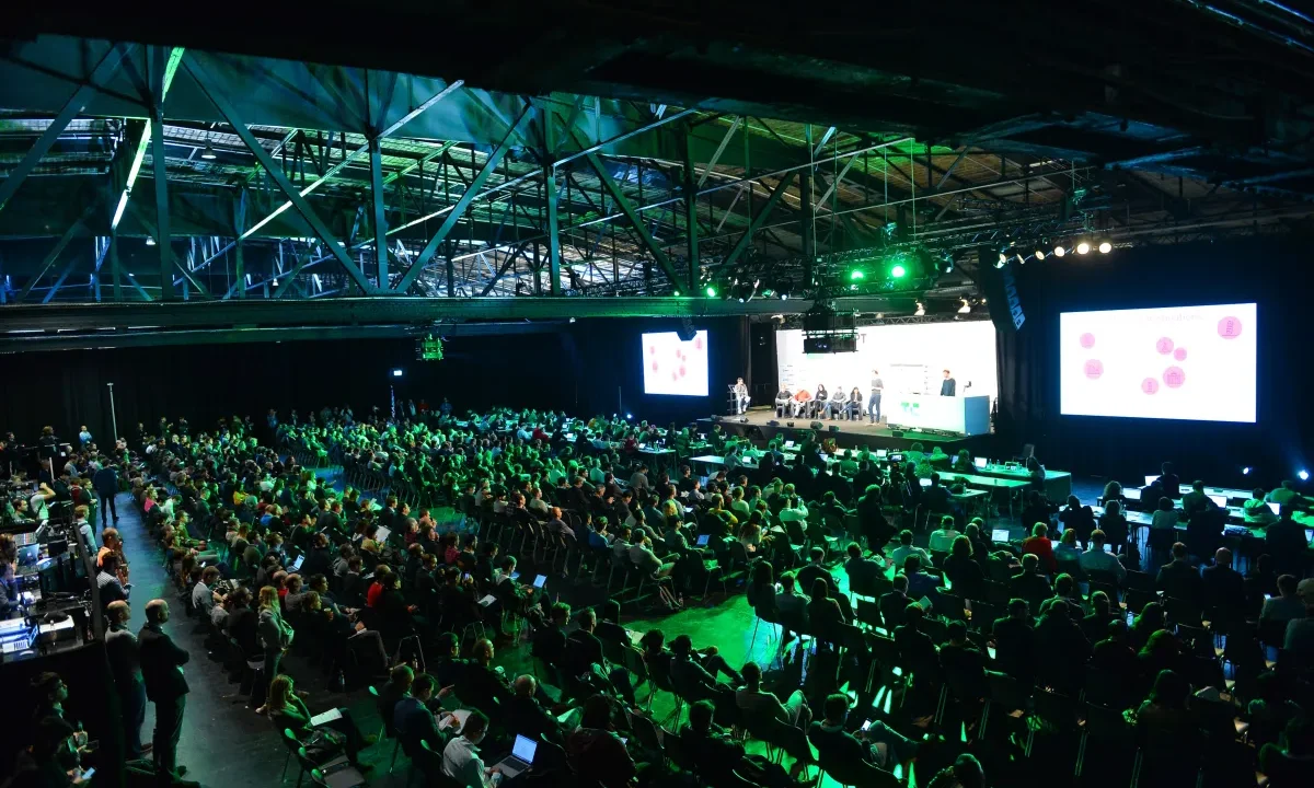 General atmosphere at TechCrunch Disrupt Berlin 2017 at Arena Berlin.