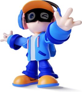 Meteer AI Interactive Robot Pet Toys | Voice Chat, Auto Music Recognition and Dancing | Bluetooth & App Controlled | Birthday, Christmas, Party Gifts for Kids Age 3+