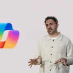 Mustafa Suleyman, chief executive officer of Microsoft AI, speaks during an event commemorating the 50th anniversary of the company at Microsoft headquarters in Redmond, Washington.