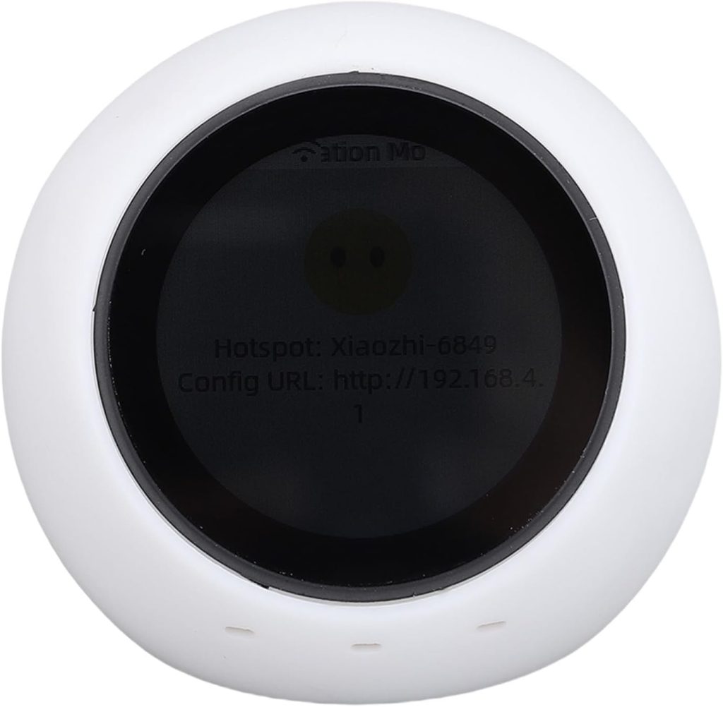 Semme AI Desk Robot Smart Talking Robot Companion Voice Wake Up 1.28 Inch Screen with 5.0 WiFi Weather Clock Video Music Playback for Kids Adults