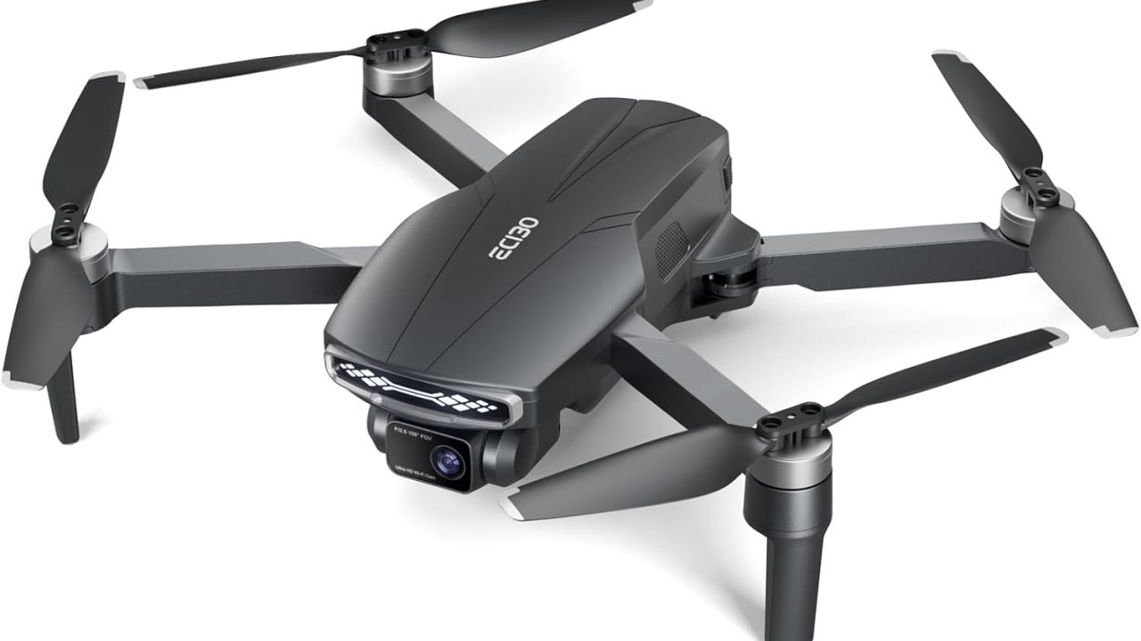 Brushless Motor Drone with Camera for Adults 4K UHD Long Range FPV Video,5G Transmission,120°FOV 90°Adjustable Lens,2Batteries,Carrying Case,Optical Positioning,Easy for Beginner,Under249G
