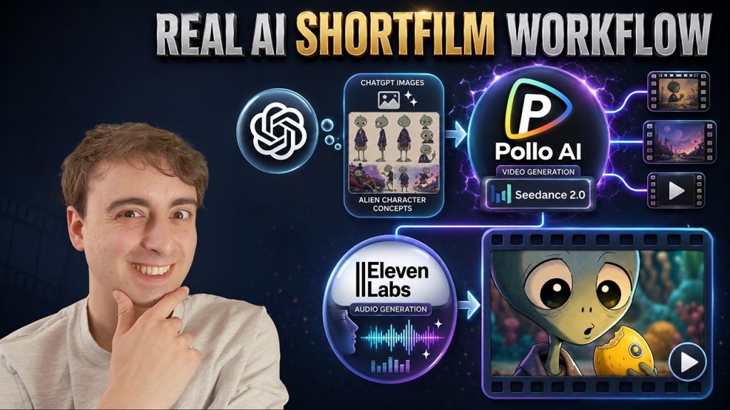 Animated Comedy Shortfilm Project with AI! | Full Breakdown