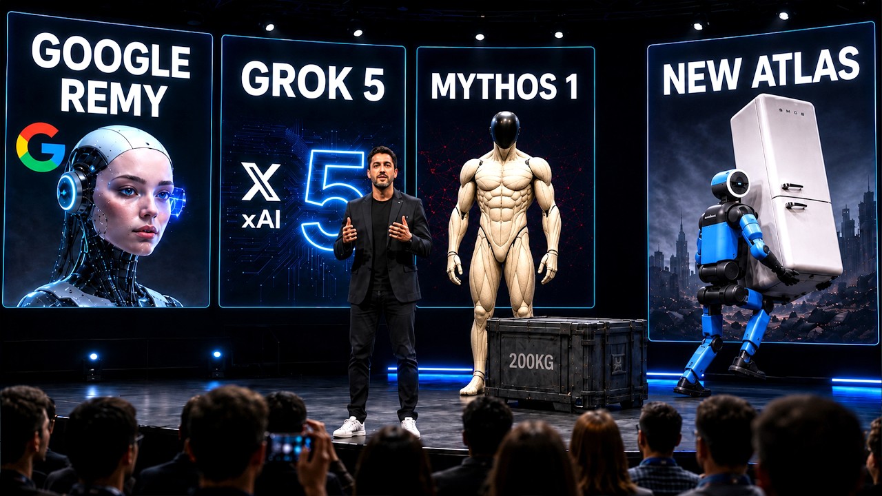 Google Remy, Grok 5, Mythos 1, New Atlas Robot, ASI… and More AI News This Month!