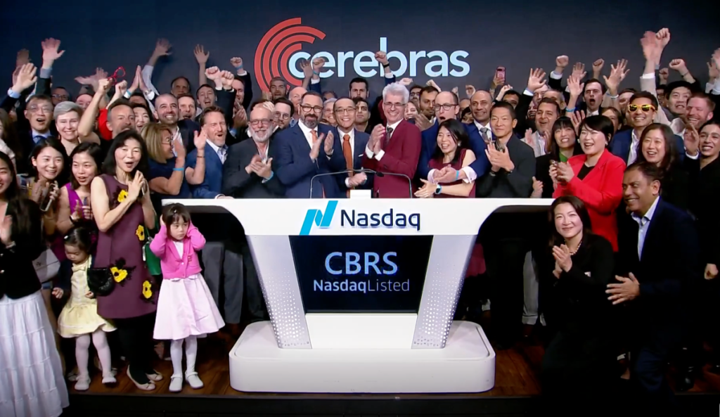 Cerebras Nasdaq opening bell