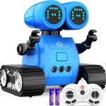 Hamourd Robot Toys for Boys Girls, Emo Robot with Walkie-Talkie Function, Gesture Sensing, Flexible Head & Arms, Programming Motion, Dance Moves, Music, Multi-Mode LED Eye, Toys for Ages